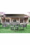Hanah Home Lilyum Conjunto de Jardín Multicolor 3+1+1+2